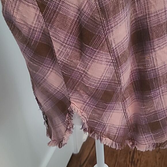 Handmade Vintage Upcycled Kantha & Flannel Shacket - TAYLOR ERAS TOUR - Picture 9 of 11